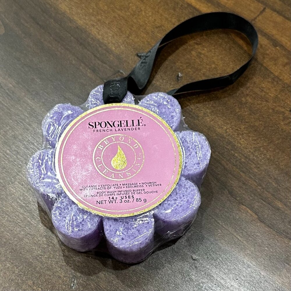 NEW - Spongellé French Lavender Wild Flower Bath Sponge